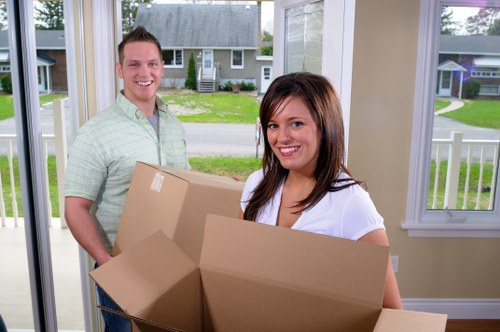 Packing and loading a moving van for a Hounslow relocation