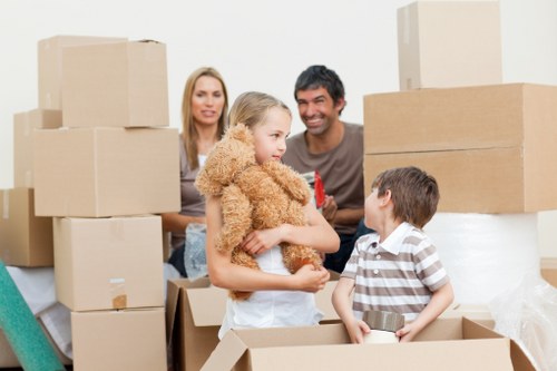 Removal van prepared for a local move in Hounslow